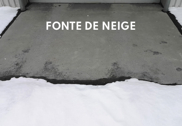 fonte de neige